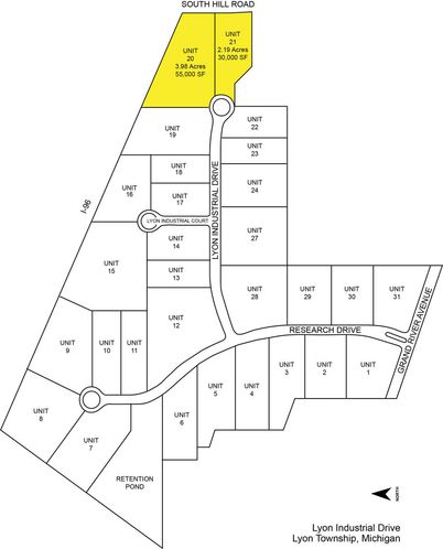 Lyon Industrial Research Center: 55290 Lyon Industrial Dr, New Hudson, MI 48165
